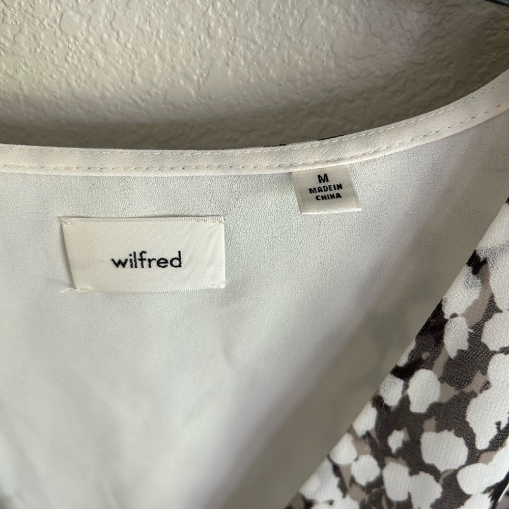 Wilfred Monochrome Patterned Blouse - image 2